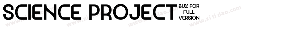 Science Project字体转换